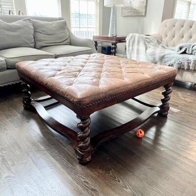Tufted ottoman/coffee table