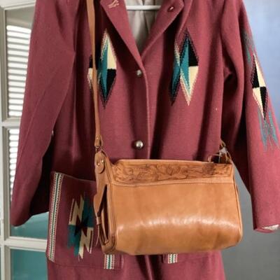 Vintage jacket and purse 