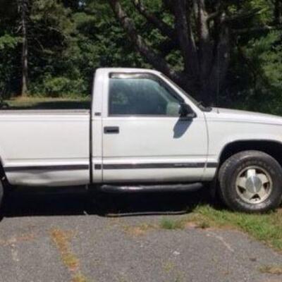 1996 GMC Z71 SLE. 126000 MILES. Used strictly for plowing long driveway for past 18 years. Garaged.