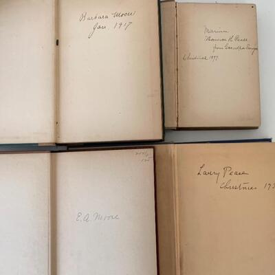 Books from the E.A. Moore family