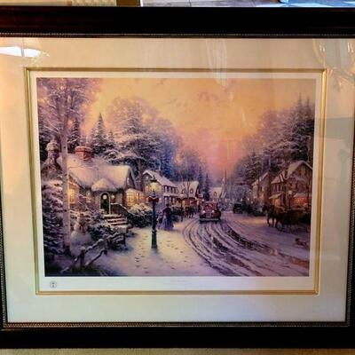 Thomas Kincaid limited edition lithograph 