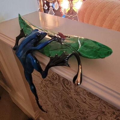 Tim Cotterill ( "Frogman") rare limited edition "Hide and seek" bronze sculpture