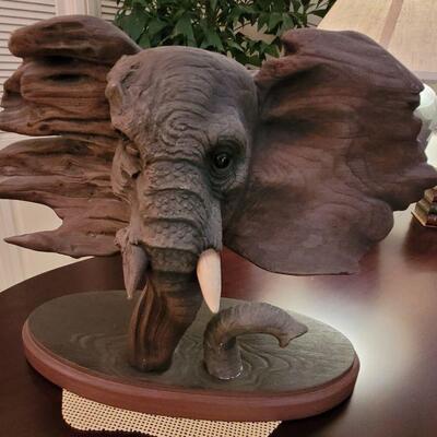 Rick Cain Elephant sculpture