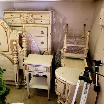 Painted bedroom set