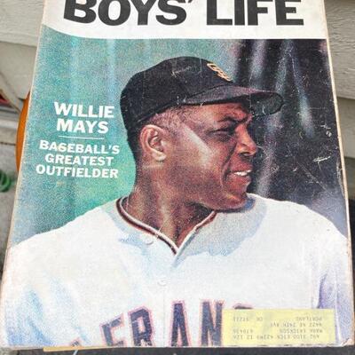 Vintage Willie Mays Boys' Life Magazine