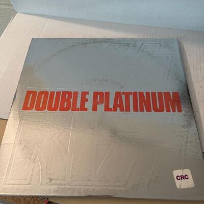Kiss Double Platinum LP Record