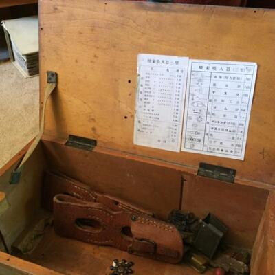 WWII Japanese Army crate shipped to the US by an American soldier