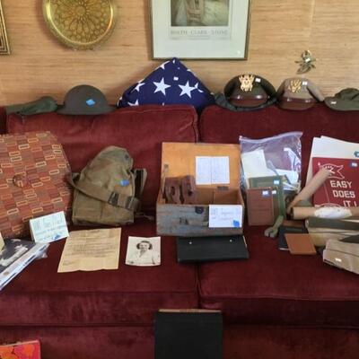 Large military collection from three family members
