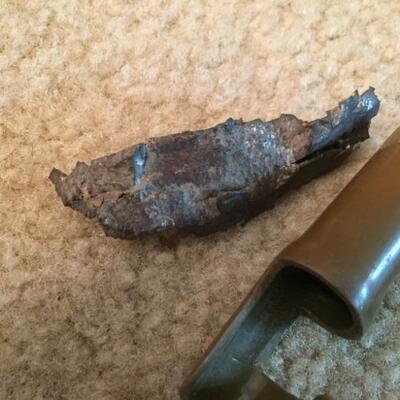 WWII shrapnel from the Pacific