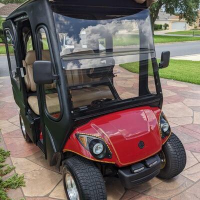 2014 YAMAHA GAS EFI CURTIS CAB WITH SLEEK LINE DOORS $7500

RADIO AND AIR BLOWER

THIS CART IS BEAUTIFUL

$8500 

BY APPOINTMENT ONLY 
