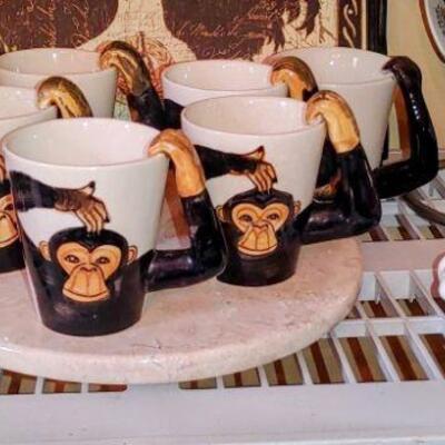 Mcm monkey mugs
