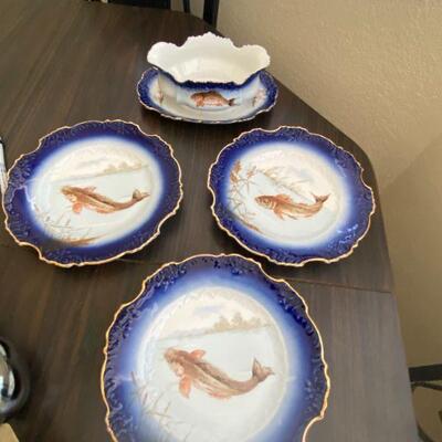 Hermann Ohme porcelain plates- rare