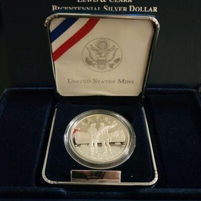 Lewis & Clark Commemorative Silver Dollar