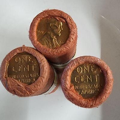 Uncirculated Wheat Penny Rolls