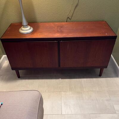 Vintage Danish Mid Century Modern Hans Olsen Style  Teak Sideboard.