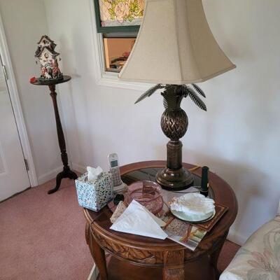 another end table and lamp