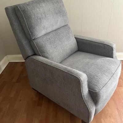 Upholstered Fabric Reclining Armchair