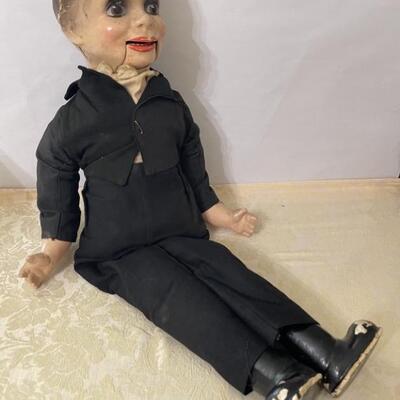 Antique Charlie McCarthy Composite Ventriloquist Doll