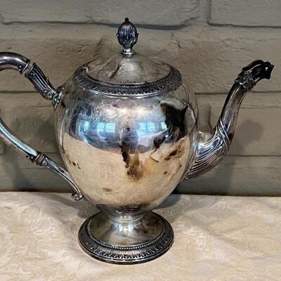 Vtg Sterling Silver Teapot w/ Griffin Spout 