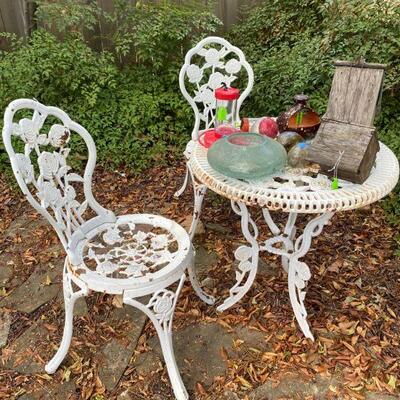 Bistro Table and two chairs  