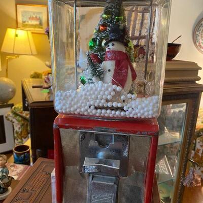 Vintage gumball machine by Northwestern