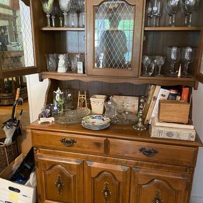 Vintage China Maple Hutch