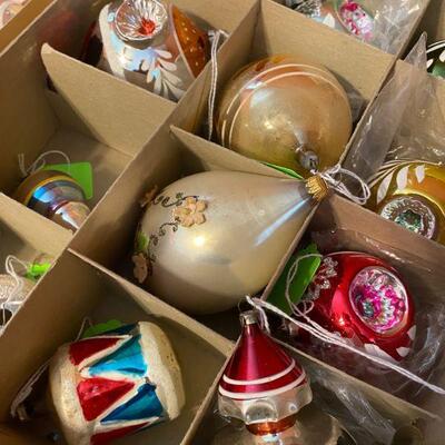 Vintage Christmas ornaments  