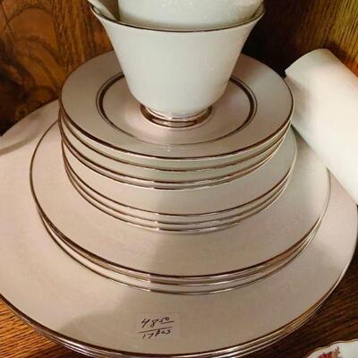 Oxford Bone China, White Echo, made in USA