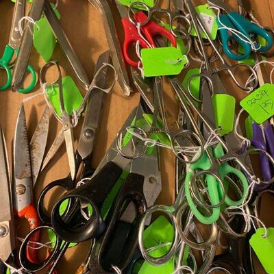 Huge Assortment of Scissors  