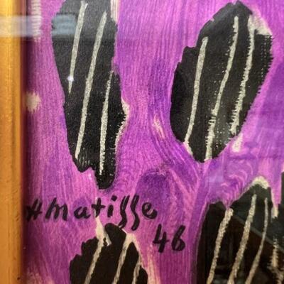 Signed Matisse