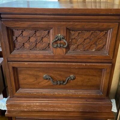 Consolidated Furniture Co bedside 2 drawer console #2