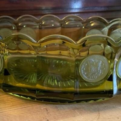 Fostoria "Coin" oval dish