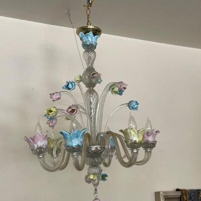 Murano glass chandelier