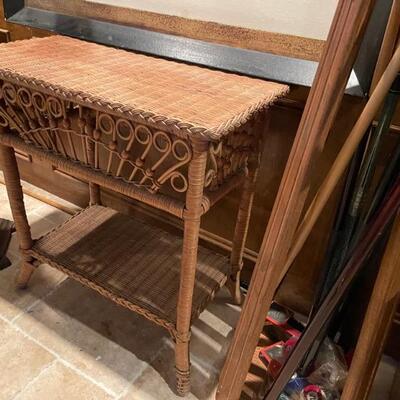 Neiman marcus vintage wicker