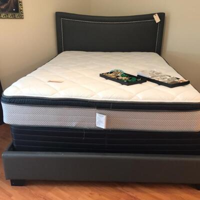 bed frame $179
Therapeutic queen boxspring and mattress $200