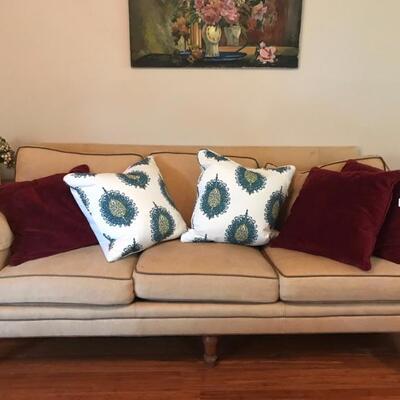 Southeastern Galleries down filled sofa $229