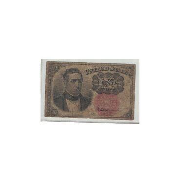 https://www.agesagoestatesales.com/product/lrm8388-us-10-cents-note-fractional-currency/95	LRM8388 US 10 Cents Note Fractional Currency...