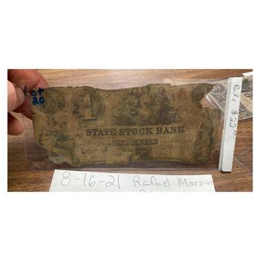https://www.agesagoestatesales.com/product/lrm8311-state-stock-bank-logansport-one-dollar-bank-note/103	LRM8311 - State Stock Bank...