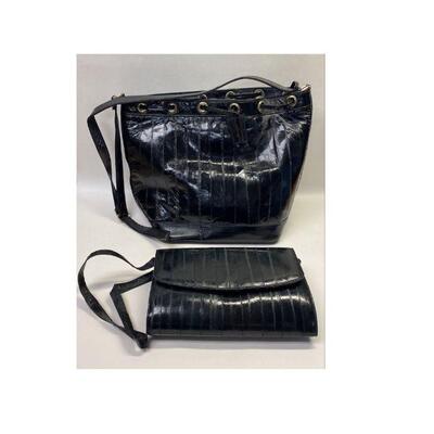 https://www.agesagoestatesales.com/product/om1012-lot-of-4-evening-formal-wear-purses/177	OM1014 LOT OF 2 BLACK EELSKIN PURSES 		BIN	29.99

