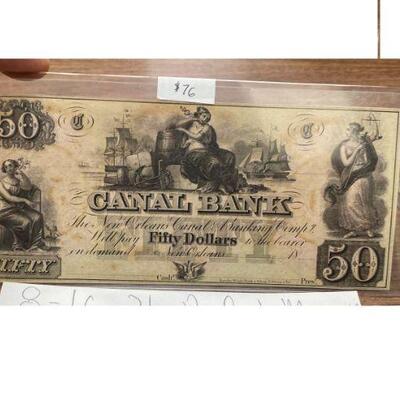 https://www.agesagoestatesales.com/product/lrm8308-50-dollar-canal-bank-new-orleans-bank-note/149	LRM8308 - 50 Dollar Canal Bank New...