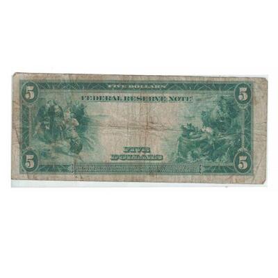 https://www.agesagoestatesales.com/product/lrm8347-us-5-1914-federal-reserve-large-note-cleveland-w5r/90	LRM8347 US $5 1914 Federal...