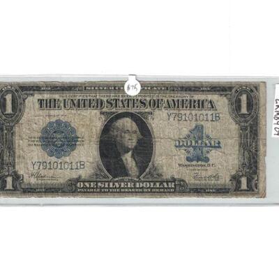 https://www.agesagoestatesales.com/product/lrm8404-us-one-1923-horse-blank-large-note-fr237-speelman-white/159	LRM8404 US One 1923 Horse...