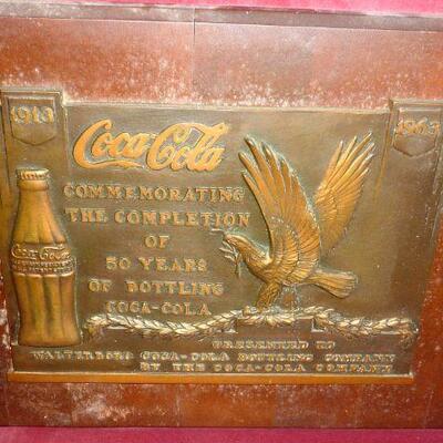 Bronze coke 50 year award