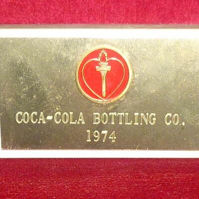 Marble & brass coke award 