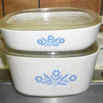 P-9-B casserole with glass lid & A - 3 -B casserole with glass lid