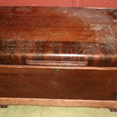 Waterfall cedar chest
