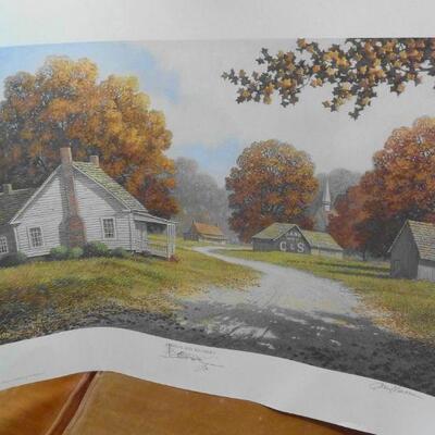 Signed Jim Harrison print