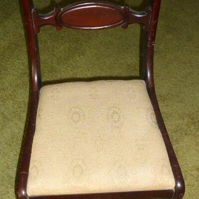 Mahogany desk chair
