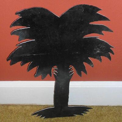 Heavy metal palmetto tree