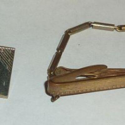 Cuff links & tie clip